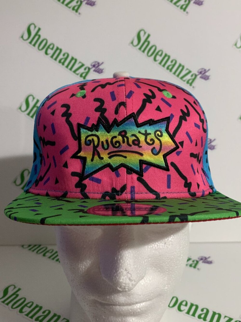 Headgear Classics Hat HGC Fitted Rugrats Nickelodeon Blue Pink Green Cap 7 1/8